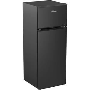Top-Freezer Refrigerator - Black, 7.5 cu. Ft., 55-7/10", 21-3/5", 22-1/5", 120/60Hz, 1 Year