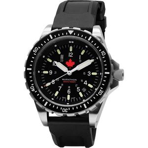Red Maple Jumbo Diver's Quartz Watch - Battery Operated, Digital, Black
