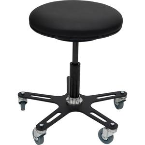 OmniStool Industrial Stool - Vinyl, 280 lbs., 22-1/2", 16", 16", 35" - 40", 1 - 2 Hours/Day, 14.5" - 22.5"