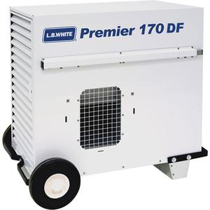Premier® Portable Drying Heater - Radiant Heat, Electric, 170000 BTU/H, 1200 CFM, 7.9 lbs.-hrs. (LP Gas), 170 cu.ft.-hrs. (Natural Gas), 32.2", 24.3"