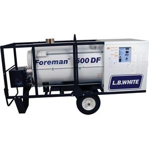 Foreman® 500 Indirect-fired Portable Heater - Radiant Heat, Natural Gas, 500000 BTU/H, 94", 53", 32"