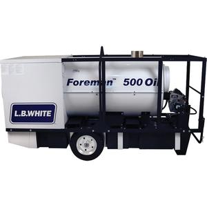Foreman® 500 Indirect-fired Portable Heater - Oil Filled, Kerosene, 500000 BTU/H, 94", 53", 32"