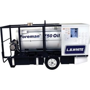 Foreman® 750 Indirect-fired Portable Heater - Oil Filled, Kerosene, 750000 BTU/H, 94", 53", 32"