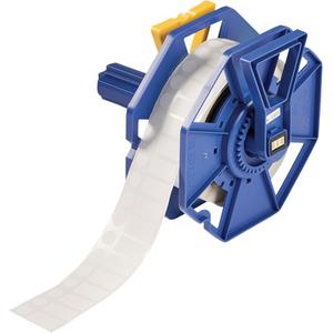 FreezerBondz Ultra-Thin Cryogenic Laboratory Labels with Vial Top - Polyester, White, 0.5", 1", BradyJet™ J7300 Colour Label Printer, 1000, Matte, '-320 °F, '-320 °F - 266 °F