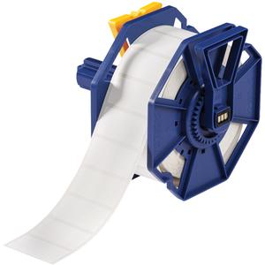 UL Approved Permanent Adhesive Labels - Polyester, White, 1", 2", BradyJet™ J7300 Colour Label Printer, 1000, Matte, 0 °F, '-40 °F - 140 °F