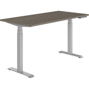 Newland Height-Adjustable Rectangular Table - 48-1/5", 58", 29", Tan