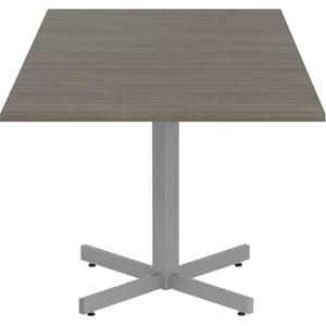 Newland Height-Adjustable Square Table - 36", 36", 29", 1", Brown, Square, Laminate