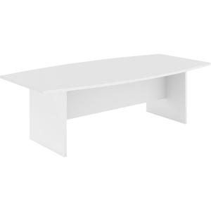 Newland Boat-Shaped Conference Table - 29", 48", 96", White
