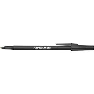 Ballpoint Pens - Black, 1 mm, Non Rubberized, Non Retractable, Medium point
