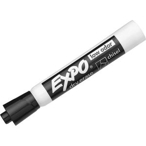 Chisel Tip Dry Erase Marker - Black, Chisel
