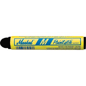 M Paintstik® Paint Marker for Heat Treating - Black, Solid Stick, Annealed, Normalized & Heat-Treated Surfaces, upto 1600° F