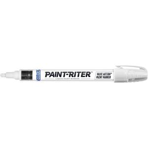 Paint-Riter® Valve Action® Paint Marker - White, Pink, Liquid, '-50° to 150°F
