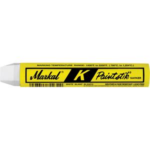 K Paintstik® Paint Marker - White, Solid Stick, Extremely hot surfaces, 1400° to 2200° F