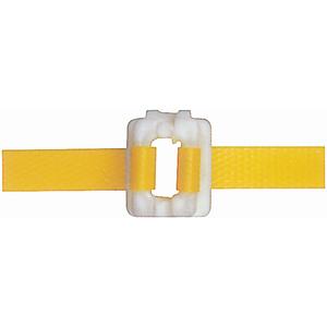 Seals & Buckles for Polypropylene Strapping - Plastic, 3/8", Plastic, 1000, Box