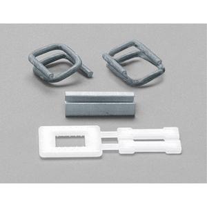 Seals & Buckles for Polypropylene Strapping - Plastic, 1/2", Plastic, 2000, Box
