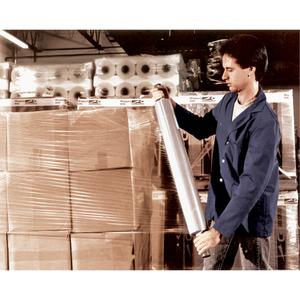 Hand Stretch Wrap - 30", 1000', 80 Gauge (20.3 micrometers), Clear