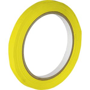 Bag Sealing Tape - 9.525 mm (3/8"), Yellow, 66 m (216'), 3/8" x 216' PVC Tape