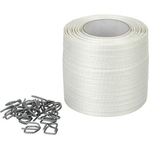 Woven Cord Strapping - Polyester, 1/2", 750', 600 lbs.