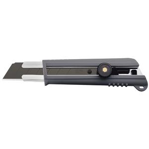 Comfort-Grip Knife - Heavy-Duty, 25 mm, Carbon Steel, Rubber, Ratchet-Lock