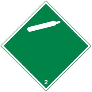 TDG Shipping Labels - 2, Gases, Paper, 4", 4", 4" x 4"