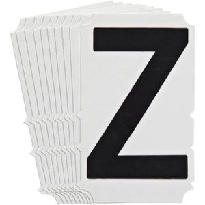 Quick-Align® Individual Gothic Number & Letter Labels - Z, Black, 6"