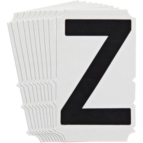 Quick-Align® Individual Gothic Number & Letter Labels - Z, Black, 6"