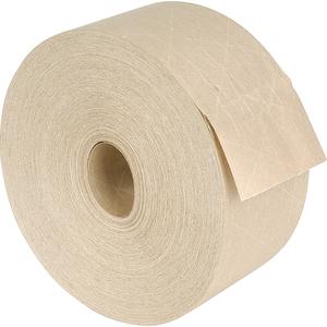 Reinforced Gummed Tape - 60 mm (2-9/25"), 137.2 m (450'), Kraft, Roll, 12 rolls, 5.7 mils