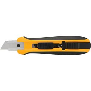 Five-Position Safety Knife - Utility, 18 mm, Silver, Rubber, Auto-Lock