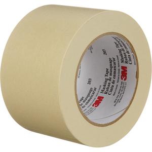 Highland™ 203 Masking Tape - 72 mm (3"), 55 m (180'), Beige, 12