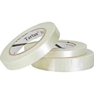 Tartan™ 8934 Filament Tape - 12 mm (1/2"), 18 mm (3/4"), 24 mm (1"), 36 mm (1-1/2"), 55 m (180'), 4 mils, 100 lbs., 72