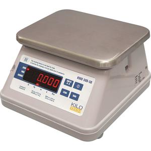 Digital Bench Top Scale With Dual Display - 11 lbs., 0.005 lbs. / 0.002 kg, 9" W x 9.5" D x 5.75" H, Legal for Trade, 5.75"