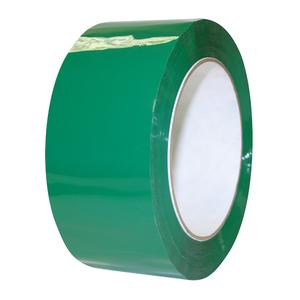 Box Sealing Tape - Acrylic, 48 mm (1-22/25"), 100 m (328'), 2.1 mils, Green, 36