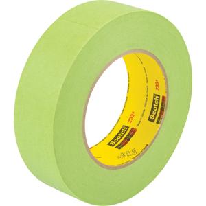 Scotch® 233 Masking Tape - 36 mm (1-1/2"), 72 mm (3"), 6 mm (1/4"), 48 mm (2"), 18 mm (3/4"), 24 mm (1"), 55 m (180'), Green