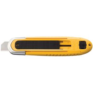 Automatic Self-Retracting Safety Knife - Utility, 15 mm, Carbon Steel, Plastic, Auto-Lock, 15 mm