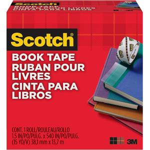 Scotch® Book Repair Tape - 38 mm (1-1/2"), 50 mm (2"), 76 mm (3"), 101 mm (4"), 13.7 m (45')