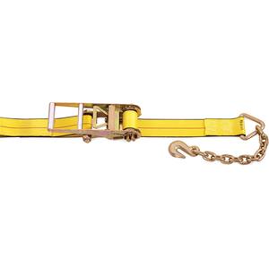 Ratchet Straps - Chain Anchor, 3", 30', 5400 lbs. (2450 kg)