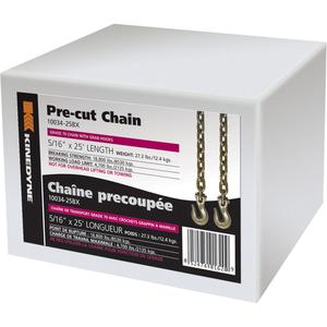 Chains - 25' (7.6 m), 4700 lbs./2132 kg, 70, 5/16", 25'