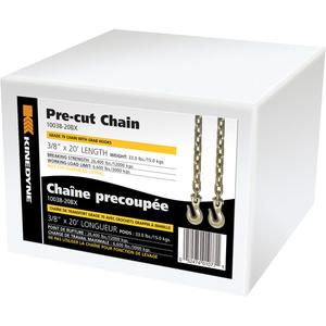 Chains - 16' (4.8 m), 6600 lbs./3000 kg, 70, 3/8", 16'