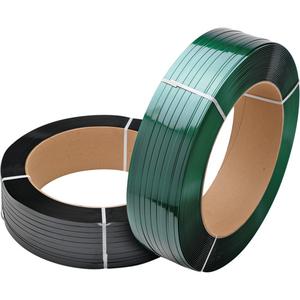 Green Strapping - Polyester, Machine, 3/4", 3000', Green, 16", 1900 lbs., 40, .04"