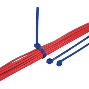 Metal Detectable Cable Ties - 15-2/5", 50 lbs., 100, Package