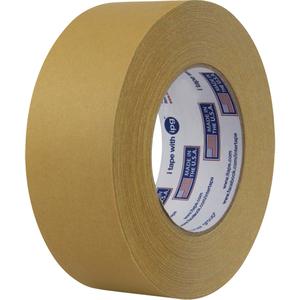 Utility Paper Flatback Tape - 36 mm (1/2"), 54.8 m (180'), Brown, 24, 185.42 microns (7.3 mils)