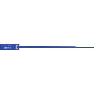 uniStrap Seal - Pull-Up Seal, Metal, 13", 1", Blue, 1000/box, Box