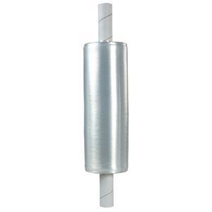 Extended Core Hand Stretch Wrap - 20", 1000', 80 Gauge (20.3 micrometers), Clear, Roll, 4 Rolls