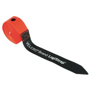 LogiStrap™ Logistic Straps - Hook and Loop, 16.4', 2", 225 lbs. (102 kg), Nylon with metal buckle, Orange