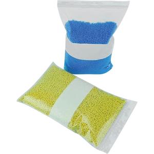 White Block Poly Bags - Reclosable, 10", 8", 2 mils, Pkg, 100 bags, 1000 bags