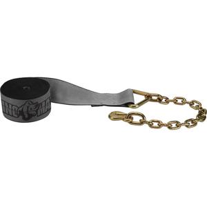 Winch Strap with Chain Anchor - 30', 3", 5,400 lbs.