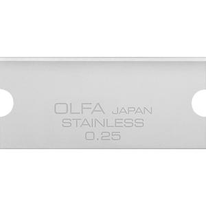 Glass Scraper Replacement Blades - Single, 40 mm, 18 mm, 0.25 mm