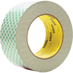 410M Double Coated Paper Tape - 50 mm (2"), 32.92 m (108'), Beige, 6 mil, 24 Rolls