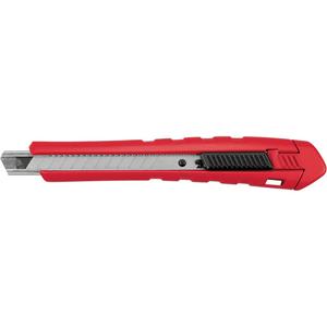 Snap-Off Knife - Utility, 9 mm, Carbide, Polypropylene/Rubber, 5-5/8", 1"