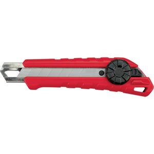 Snap-Off Knife - Utility, 18 mm, Carbide, Polypropylene/Rubber, 6", 1-1/2"